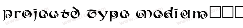 ProjectD Type Medium字体转换 ProjectD Type Medium字体转换
